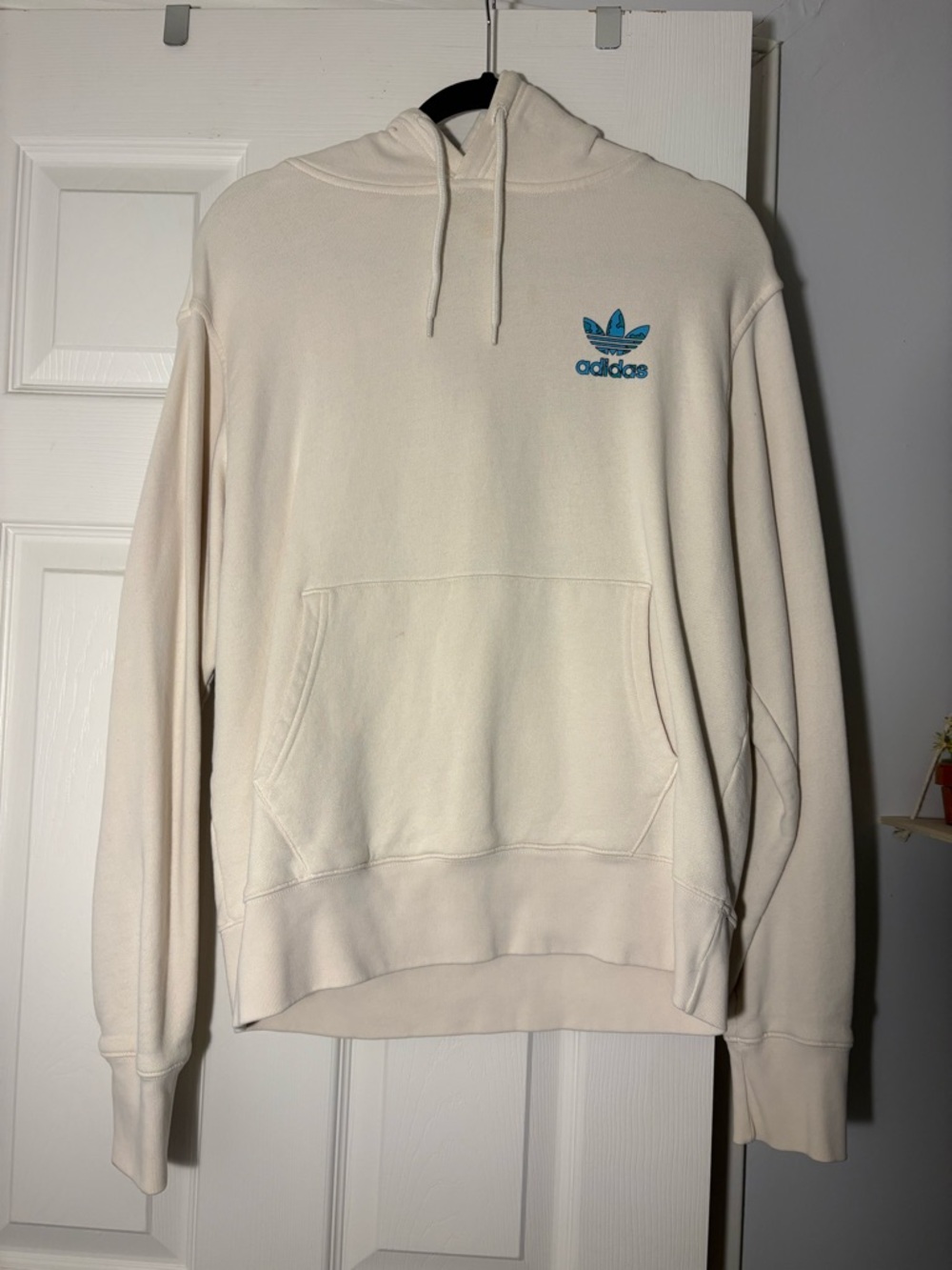 adidas Cream Pullover Hoodie